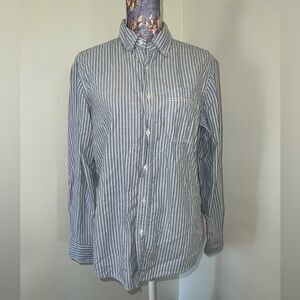 FREE w/purchase 😌 Blue and White Stripe Shirt FREE with purchase